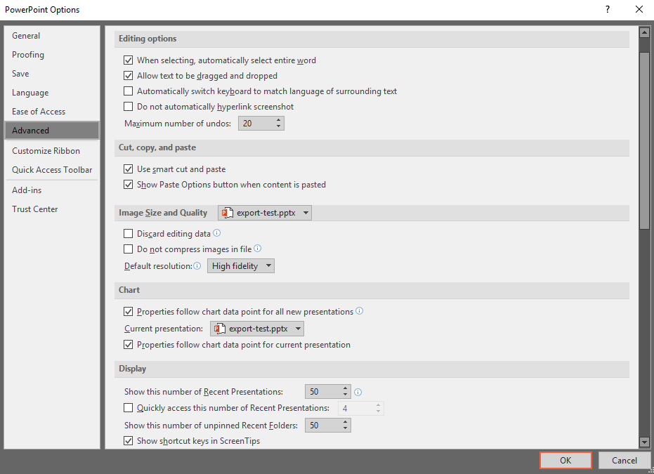 Quick Tip High Resolution Export From Microsoft Office 2016 To Pdf